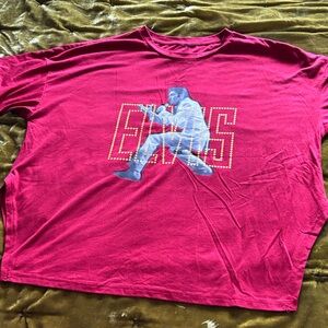 Elvis 68 red tshirt Graceland vlv rockabilly epic